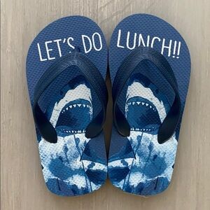 NWOT Children’s Place Shark Flip Flops